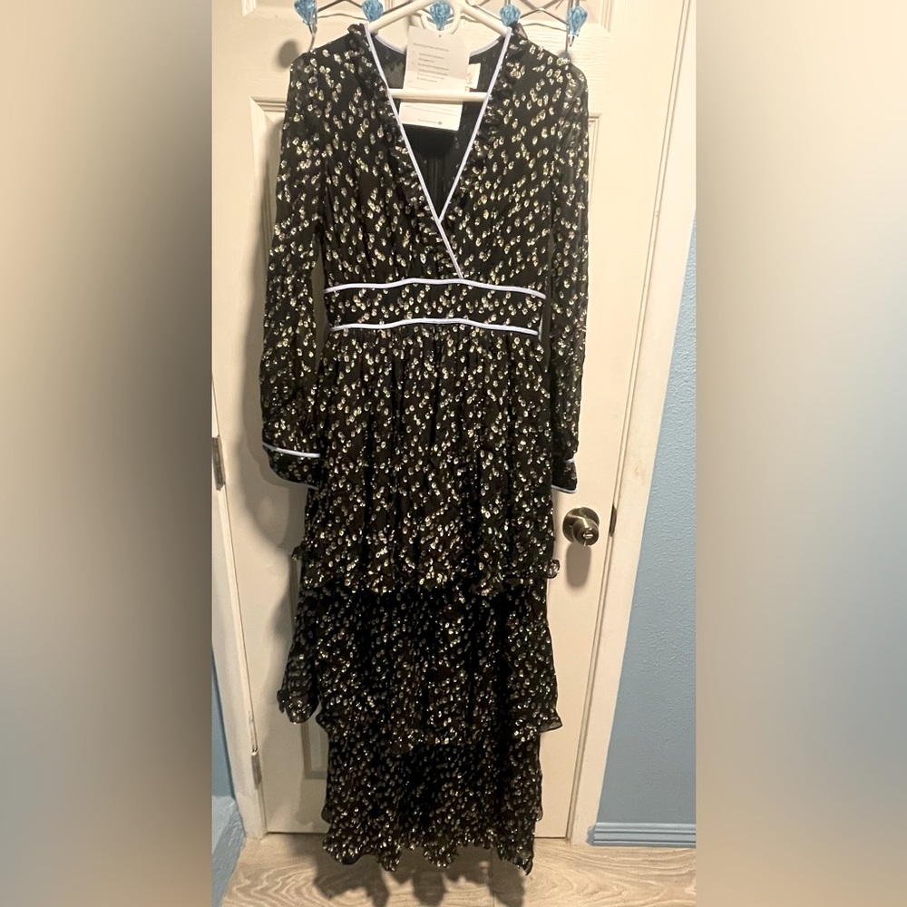Kate Spade New York Night Sky Silk Blend maxi Dress